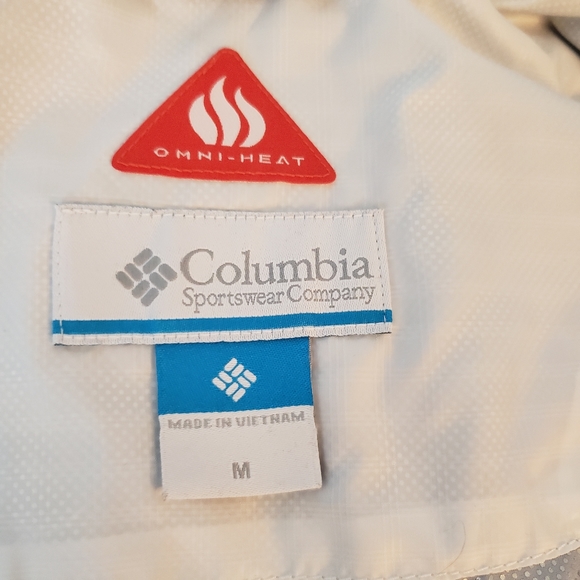 Columbia Omni-Heat Lightweight Puffer Jacket White Women's Size Medium - Picture 12 of 15